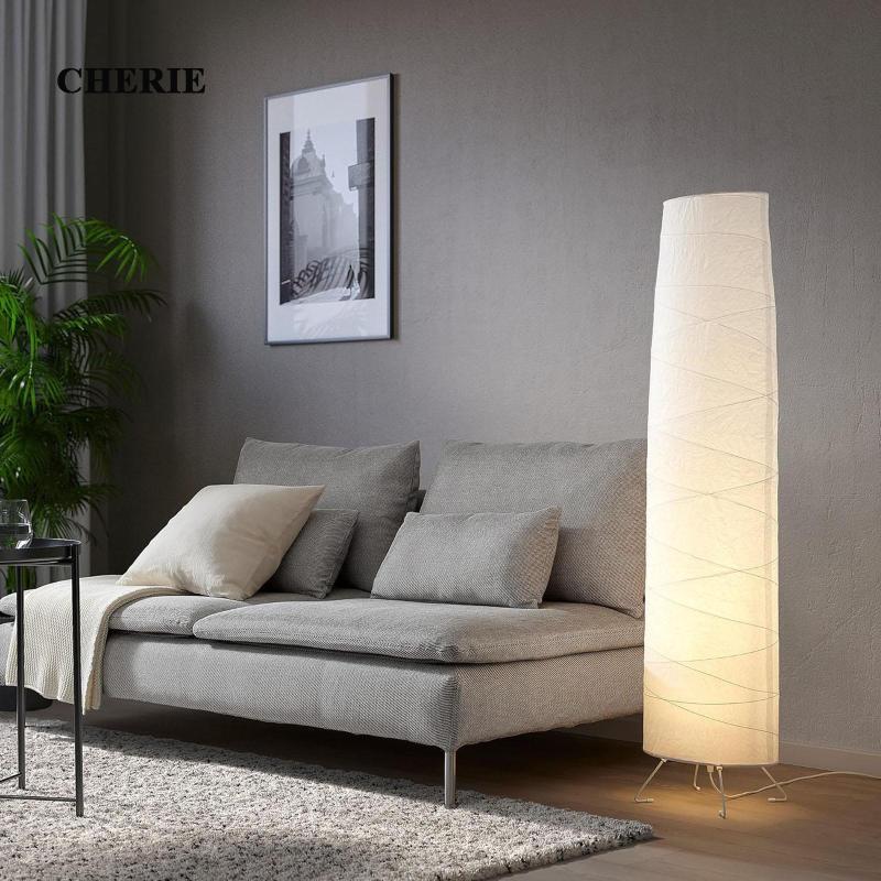 [Chery] การออกแบบกระดาษโคมไฟตั้งพื้นโป๊ะโคมไฟโมเดิร์นสําหรับตกแต่งบ้าน Baby Room Cafe