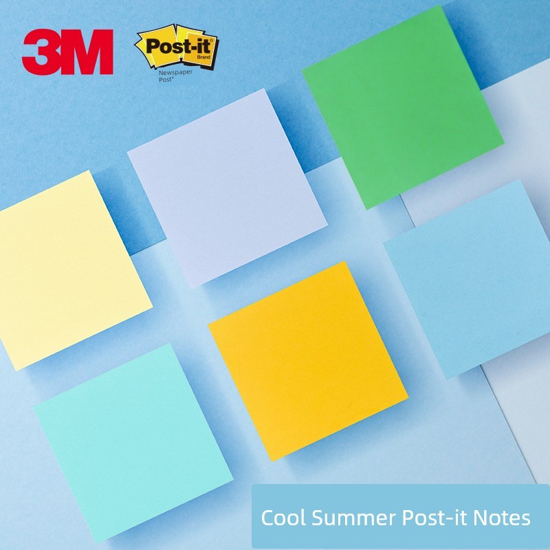 postit น่ารัก postit กระดาษโน้ตไร้ความปรานี3M ของอเมริกาโพสต์-มันกระดาษโน้ตสติกเกอร์เรืองแสงสีแผ่นโน
