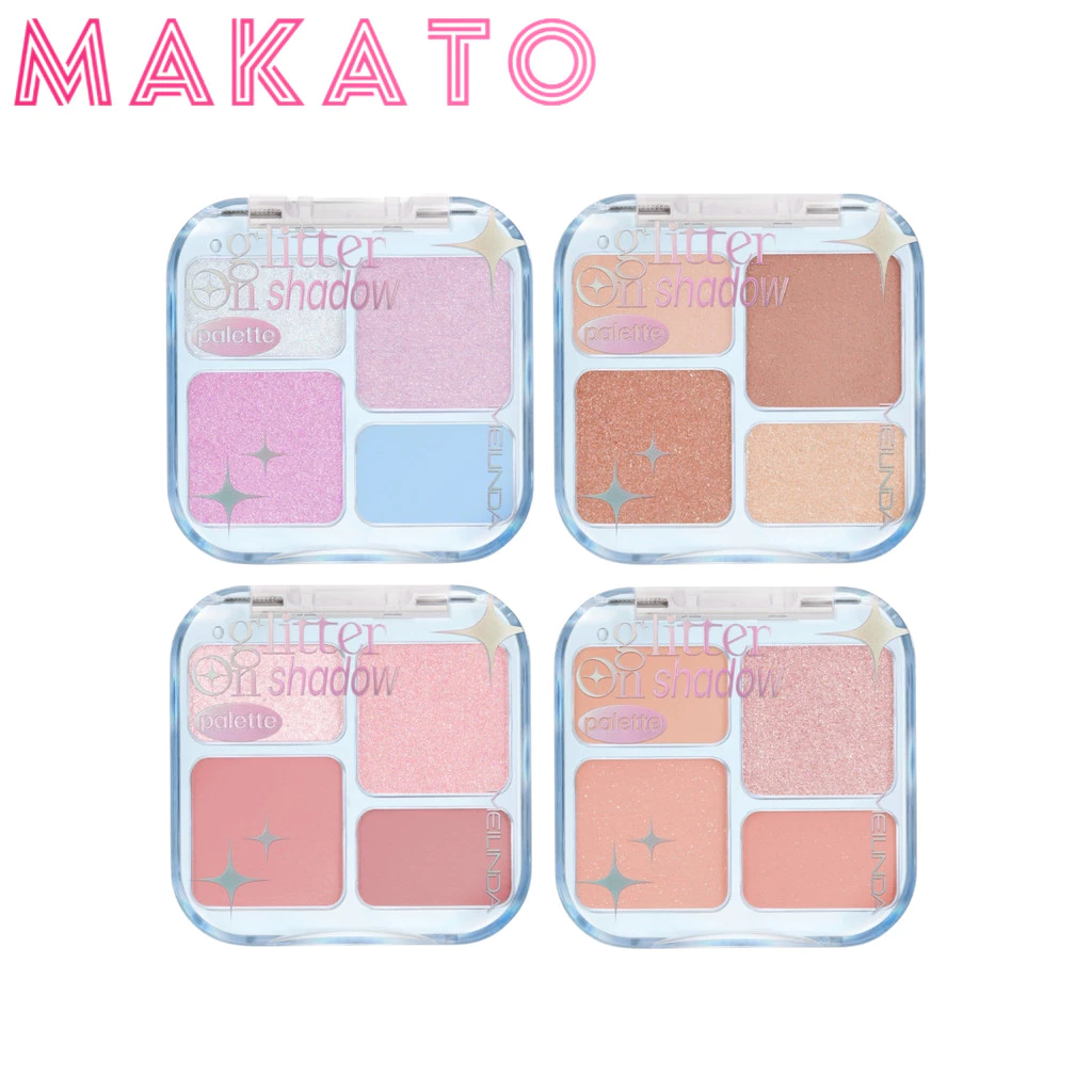 MEILINDA Glitter On Shadow Palette เมลินดา พาเลท อายแชโดว์ กลิตเตอร์ ไม่เป็นฝุ่น สีชัด ติดทน 1 ตลับ