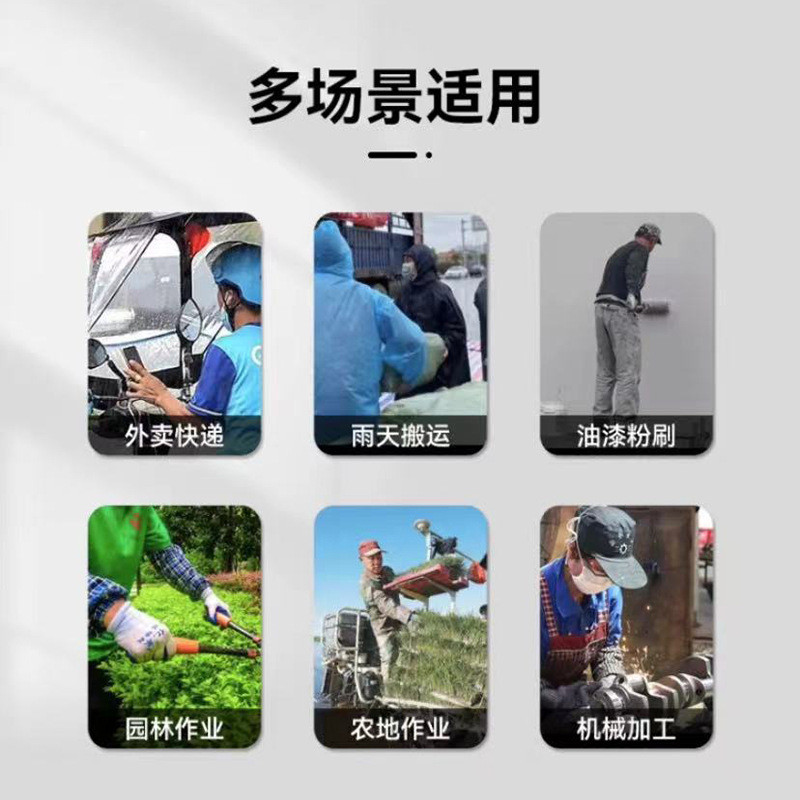 Stanley ถุงมือ 5320 ป้องกันแรงงานทนต่อการสึกหรอทํางานยางยางไนไตรล์กันลื่น Anti-Cut Construction S