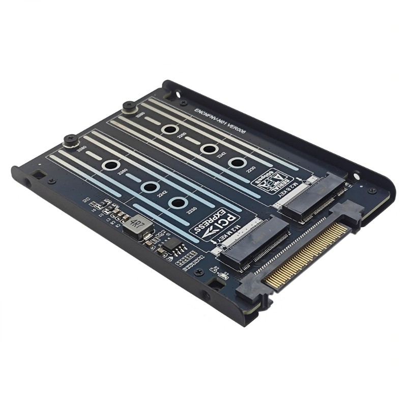 Sha M 2 NVME U 2 ตัวแปลง M 2 M Key PCIe NVME SSDs ถึง U 2 SFF-8639 อะแดปเตอร์สําหรับเดสก์ท็อป