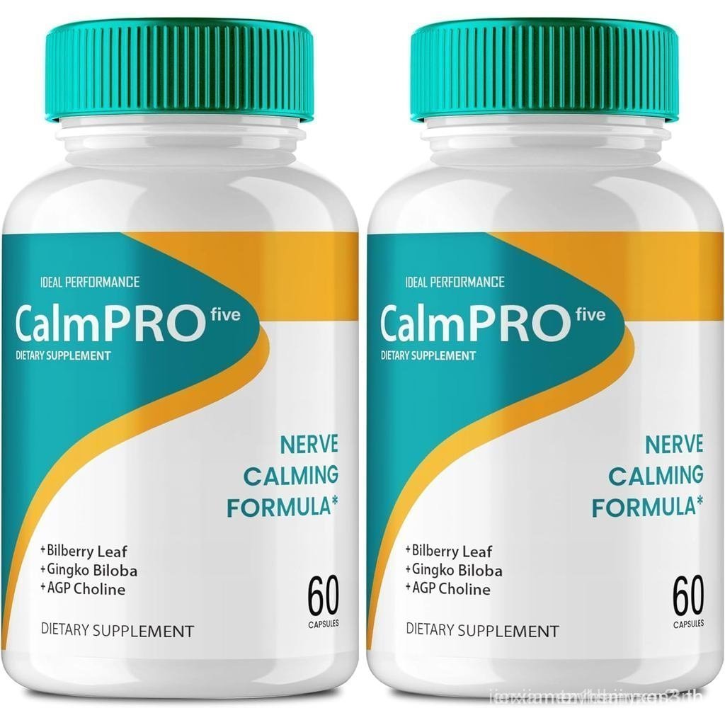 Calmpro5 Nerve Capsules, Calm Pro 5 Nerve Health Supplement Pills, CalmPro Five All Natural Formula,