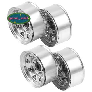 4PCS 1.55 โลหะ Beadlock ล้อขอบ Hub สําหรับ 1/10 RC Crawler ร…