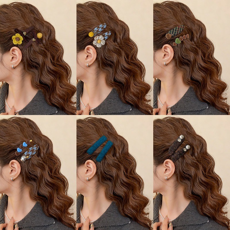 ชุดอุปกรณ์แต่งผม 2 ชิ้น สไตล์เกาหลี สำหรับผมม้าและทรงผมอื่นๆ - รูปที่ 6