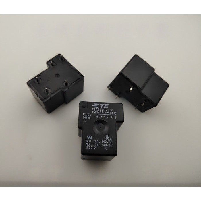 ((1 ชิ้น) ชิ้นส่วนอิเล็กทรอนิกส์ T9AS5D12-12 12VDC Taike รีเลย์ 5 Pins