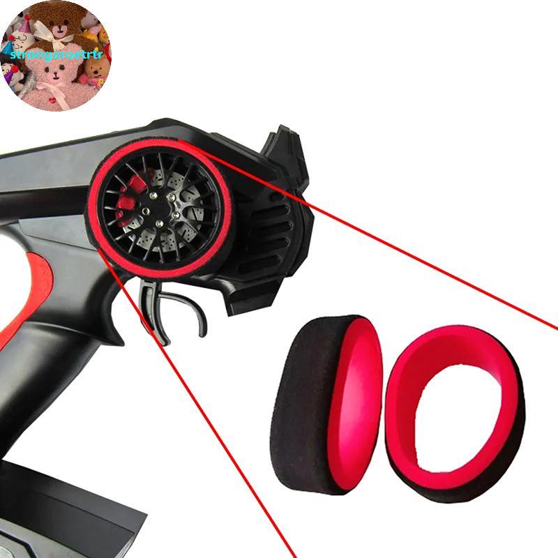 Strongaroettr Universal รถเครื่องส่งสัญญาณพวงมาลัยฟองน้ําสําหรับ FUTABA FUTABA 3PV 4PV 4PLS 4PX 7PX 