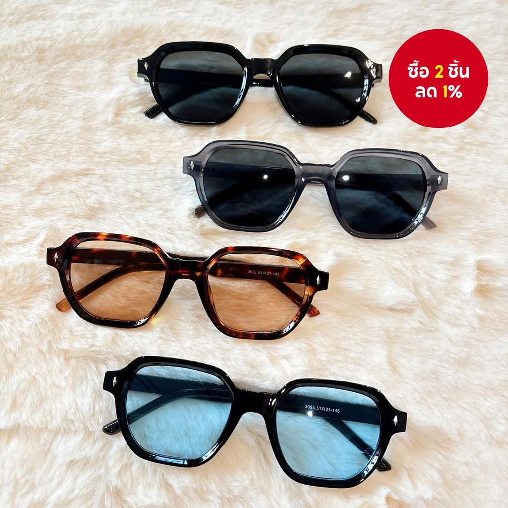 แว่นตากันแดดทรงสี่เหลี่ยม Retro Y2K High End แฟชั่นเลียนแบบ Zirconia Street การถ่ายภาพอินเทรนด์ Shad