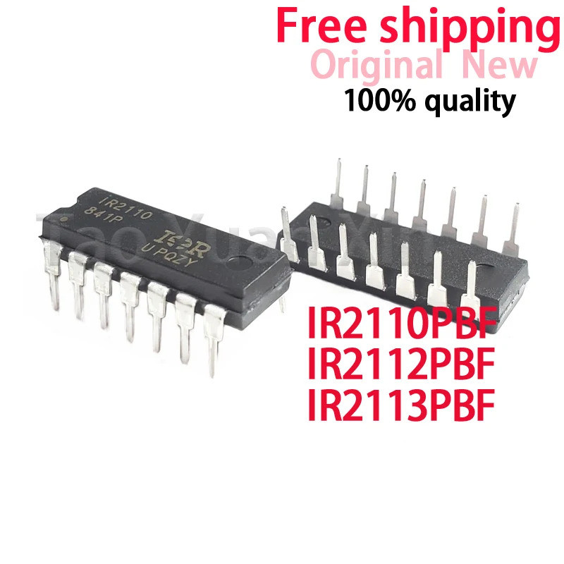 5PCS ir2110 ir2112 ir2113 ir2110pbf ir2112pbf ir2113pbf dip-14 ชิปเซ็ต