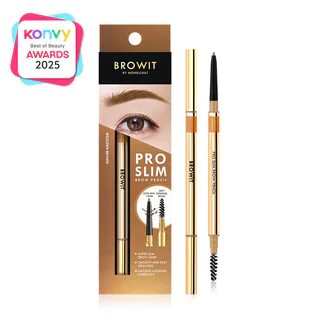 Browit Pro Slim Brow Pencil 0.06g บราวอิท ดินสอเขียนคิ้วเนื้อนุ่ม.