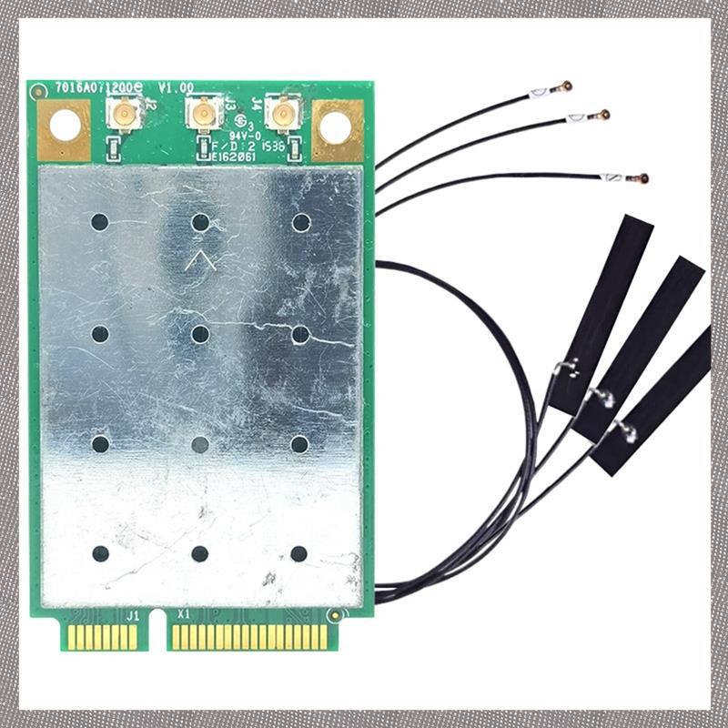 [ULZR] QCA9880 KLE900VX การ์ด WIFI + 3XAntenna 1300Mbps 5Ghz Mini PCIE ไร้สาย WiFi อะแดปเตอร์โมดูลสํ