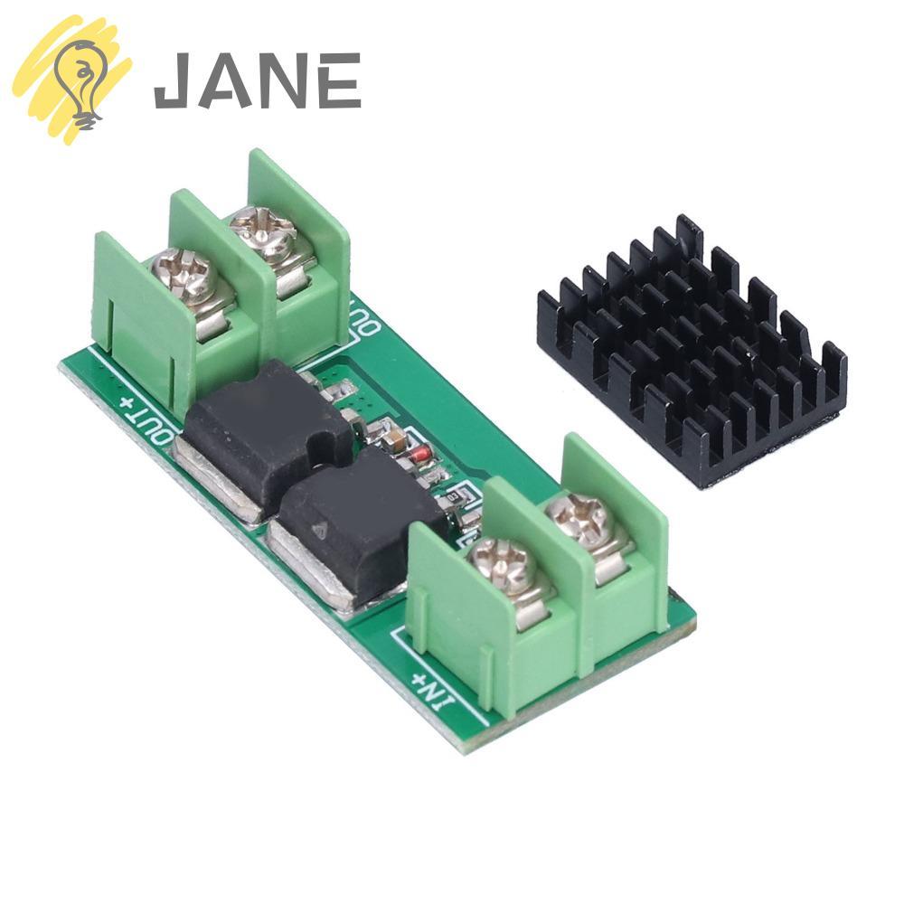 JANE Ideal Diode Module, DC 5-60V 15A แผงป้องกันย้อนกลับชลประทาน Ideal Diode, พร้อมฮีทซิงค์ Anti-bac