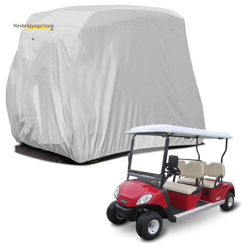 Hzsbckjyxgs1uq4 ผู้โดยสารกอล์ฟรถ 210D Oxford กันน้ํากันฝุ่นหลังคา Rain Cover สําหรับ EZ GO, Club Car