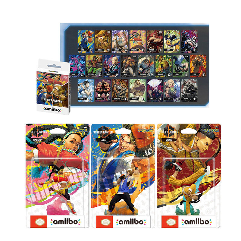 Nintendo Street Fighter amiibo รูป NS2 Street Fighter 6 Luke Kimberly Jamie Kombat Whirlwind การ์ด 2