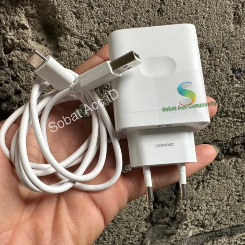 OPPO Type C Super VOOC 33W 65W Charger Oppo A55 A57 A74 A76 A77s A78 A95 A96 Reno 7 7z 8z 8T 4G 5G O