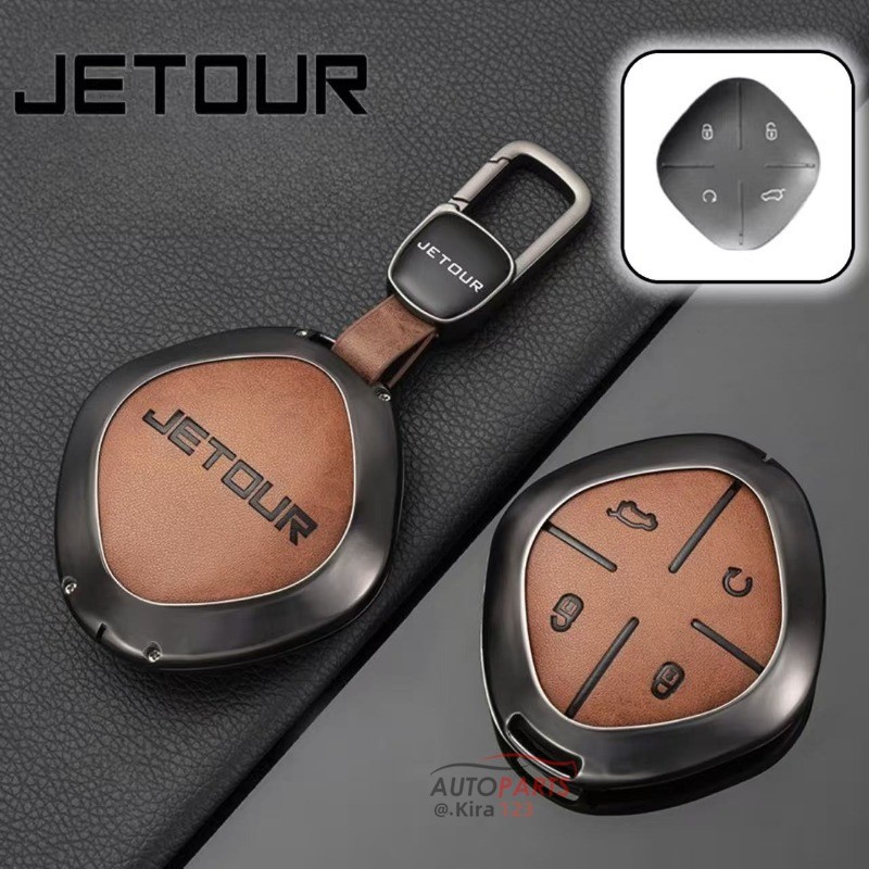 ของแท้หนังฝาครอบรีโมท Keyless Fob สําหรับ Chery Jetour Dashing X-1 Plus DTC IDM 2022 2023