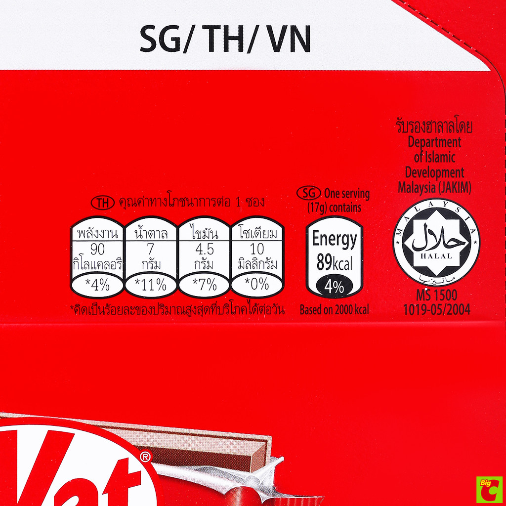 คิทแคท เวเฟอร์ รสช็อกโกแลต 17 ก. แพ็ค 24 - รูปที่ 3