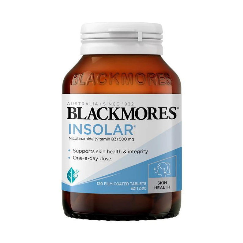 Blackmores Insolar 60 Tablets ส่งเสริมสุขภาพผิวและการซ่อมแซม DNA