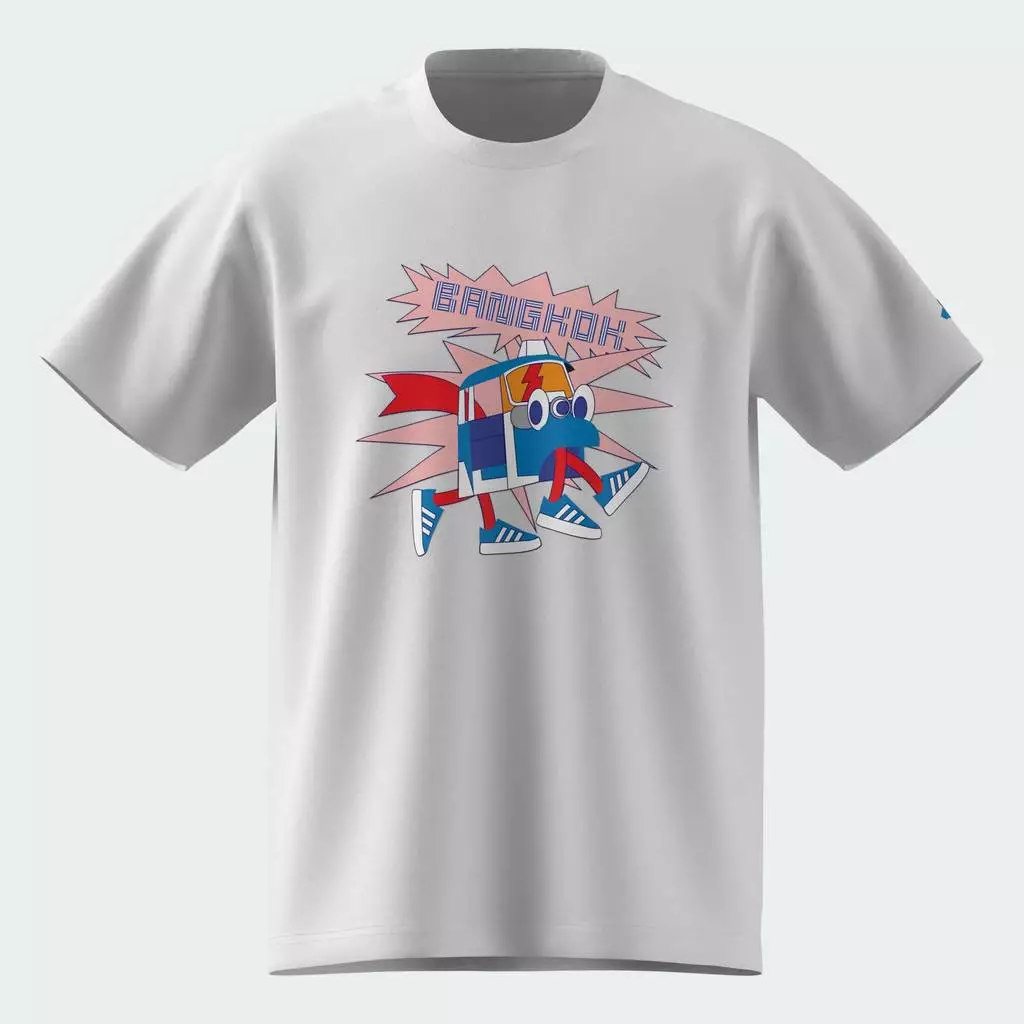 adidas ไลฟ์สไตล์ THAI TUK TUK TEE Unisex สีขาว KR7258