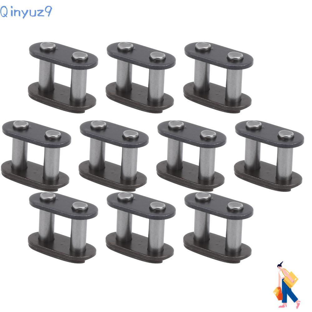 QINYUZ9 .Master Link สีเทา T8F น้ำหนักเบากันล้ามสำหรับโซ่เหล็ก ATV และรถจักรยานยนต์