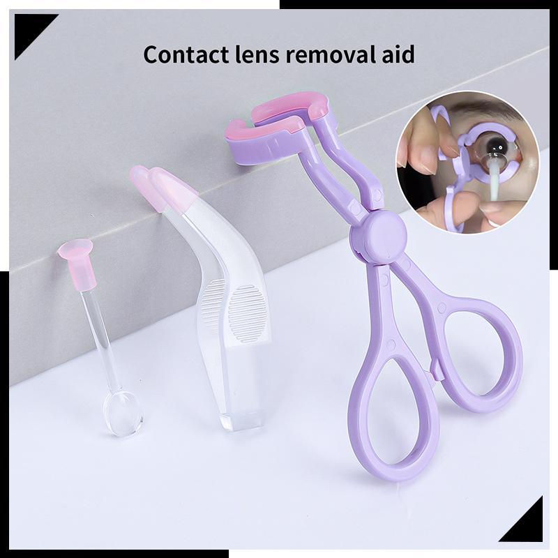 【 Ady】ชุดที่บีบคอนแท็คเลนส์เครื่องขยายเปลือกตาเครื่องมือตาแบบเปิดอุปกรณ์สำหรับคอนแทคเลนส์ใส่ถอดแหนบด