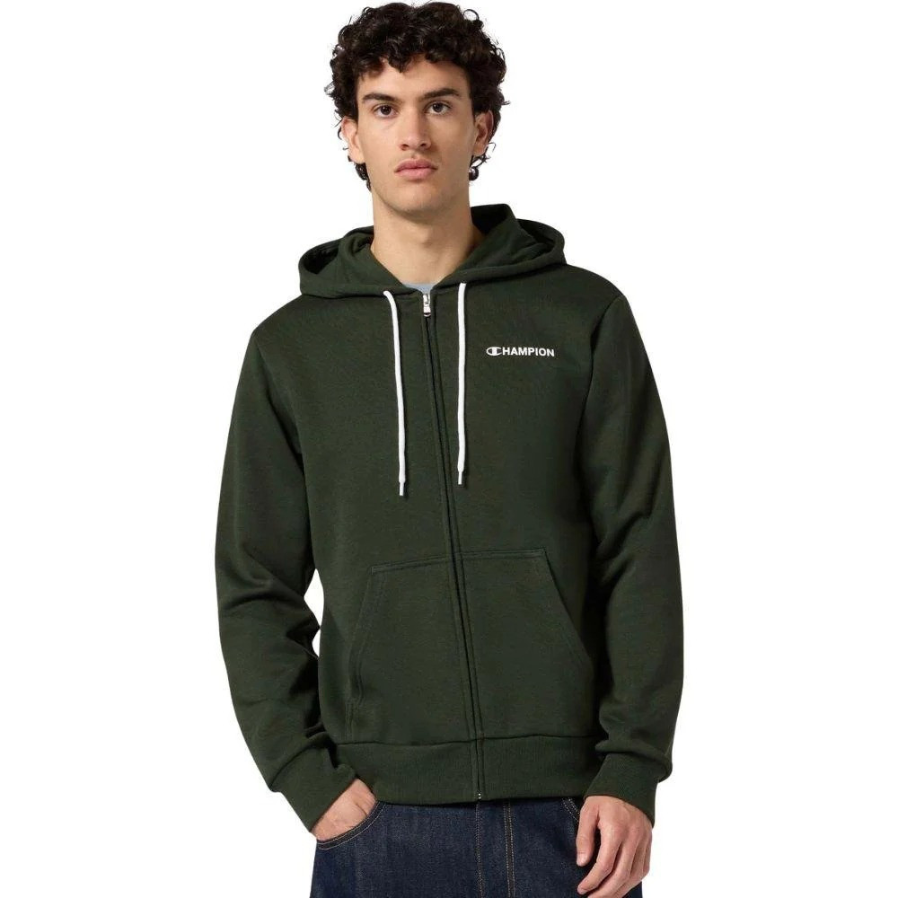 CHAMPION FULL ZIP HOODIE SWEATSHIRT เสื้อฮู้ดแบบซิปของผู้ชาย