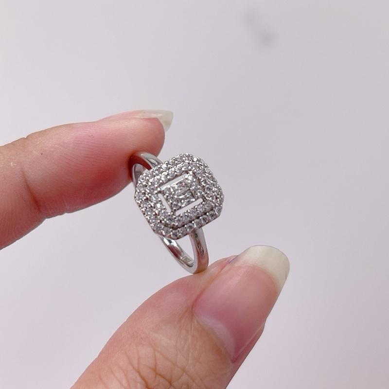 N99 - SIZE 7 แหวนสี่เหลี่ยมมุมแฟนซี