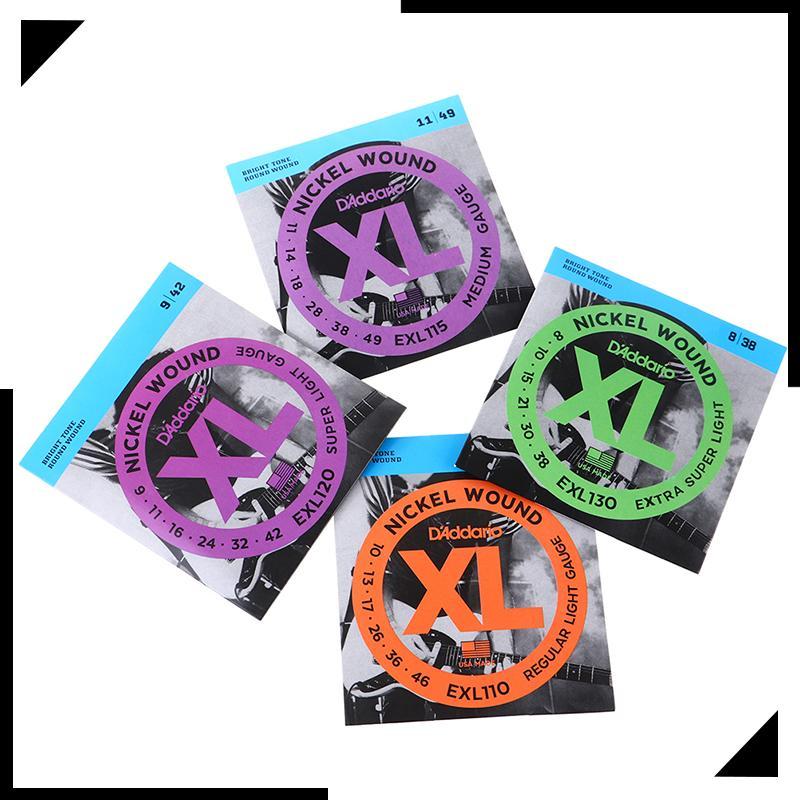 Ady】สายกีตาร์ไฟฟ้า EXL110ทำจากนิกเกิล EXL130 EXL120 EXL115แบบกลม