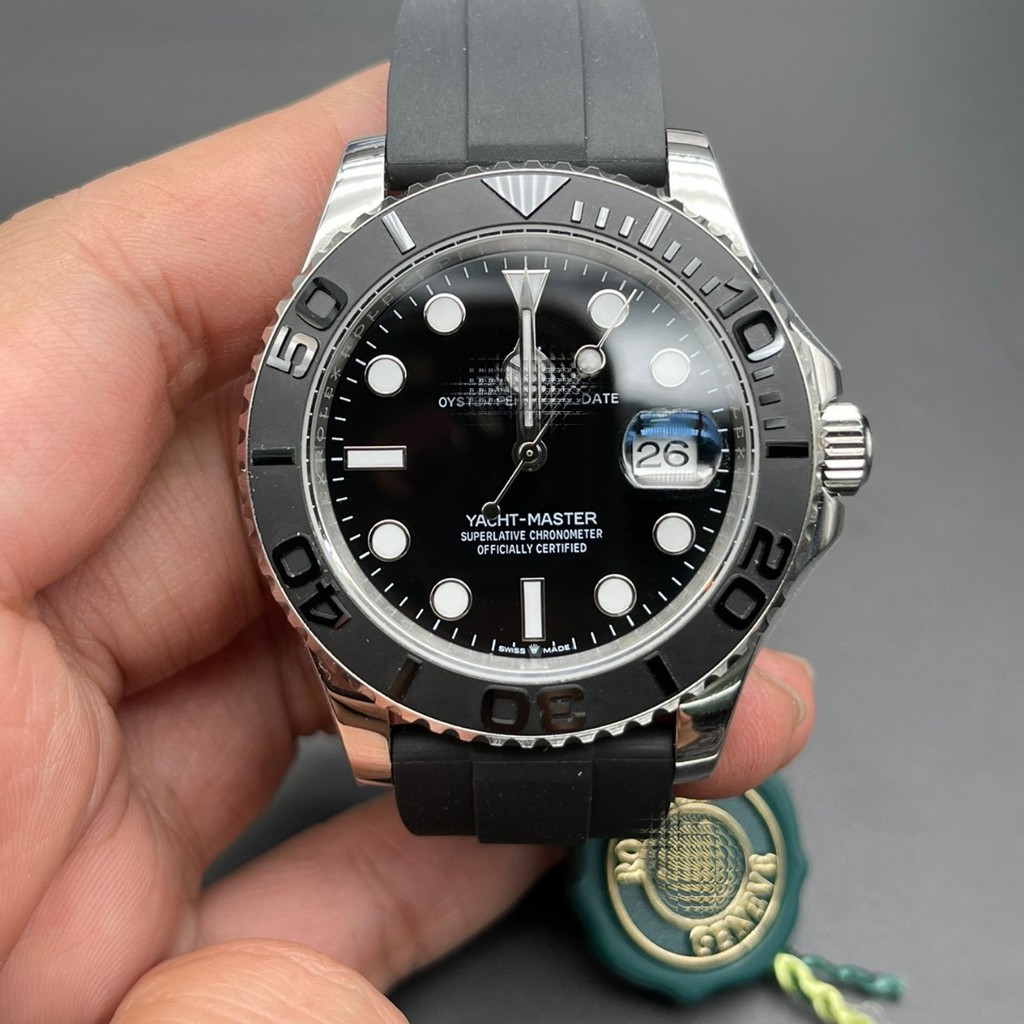Platinum Yacht Gold Yacht Master Business Men's Mechanical Watch C Factory N Factory Luminous Calend