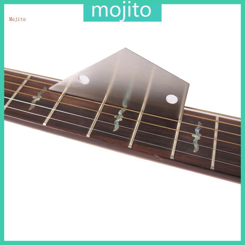 Mojito กีตาร์เบสคอกีตาร์ Fret Rocker Fingerboard วัดไม้บรรทัดสแตนเลส