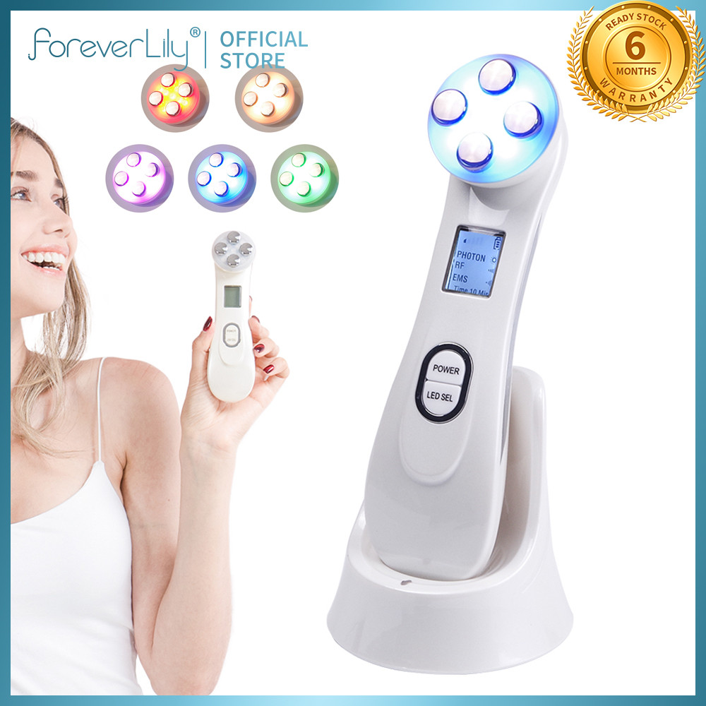ขายร้อนMesotherapy Electroporation RF Face Massager ความถี่วิทยุ Facial LED Photon Skin Care อุปกรณ์
