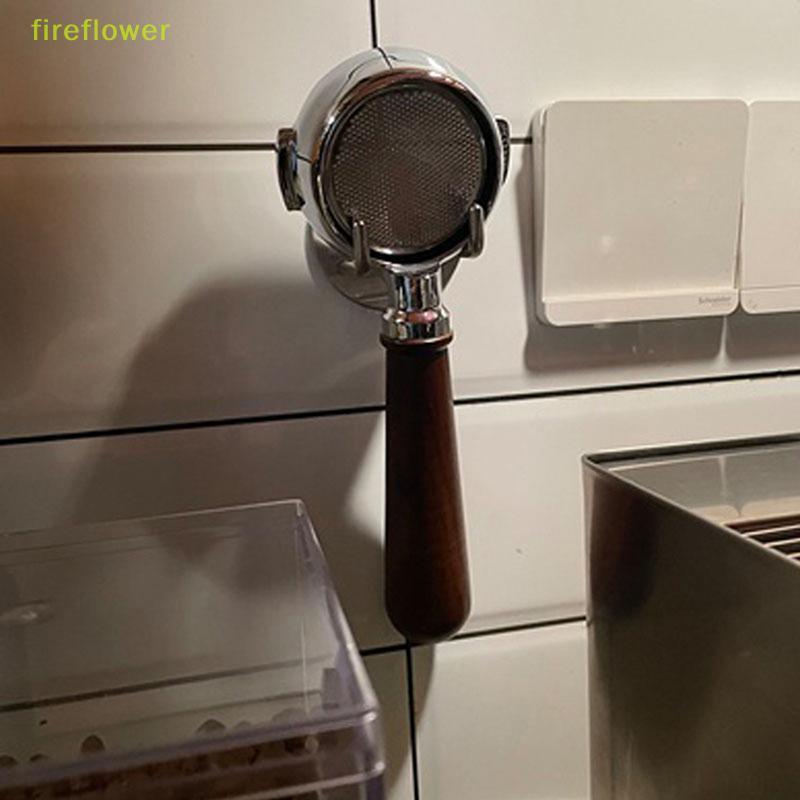 [fireflowerM] Self-adhesive Coffee Bottomless Portafilter Wall Ra 51mm/53mm/54mm/58mm Coffee Bottom 