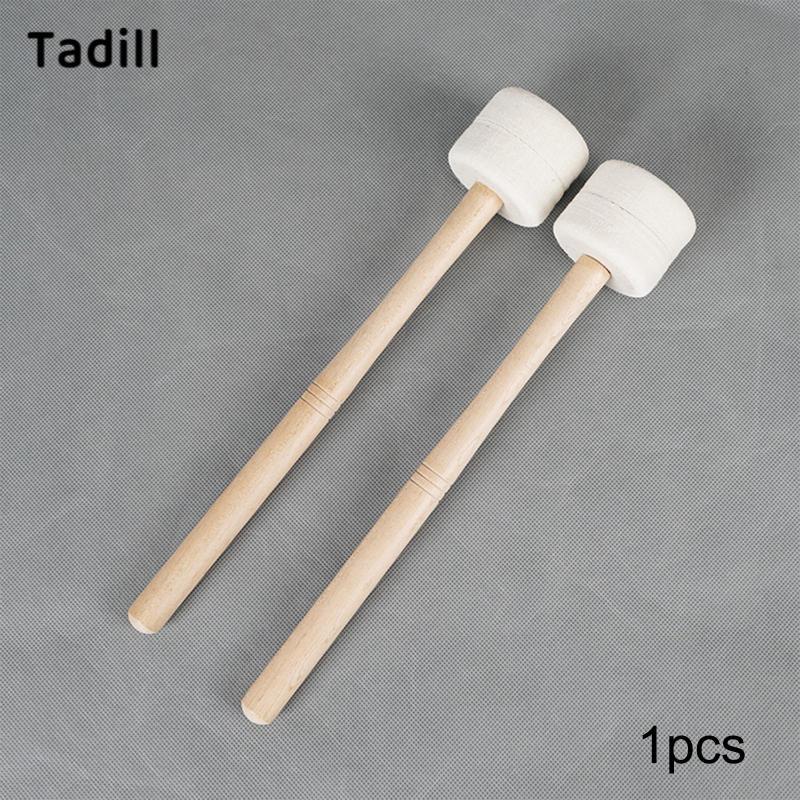 [negjsg] ไม้ตีกลอง 34 ซม. ไม้จับ Felt Head Percussion Mallet ขนสัตว์ Felt Drum Stick สําหรับกลองสแนร์กลอง Solo Stage Performance