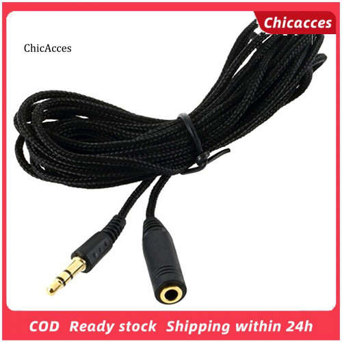 <ChicAcces> 3M 10ft 35mm Jack Female to Male Headphone Stereo Audio Extension Cable Cord