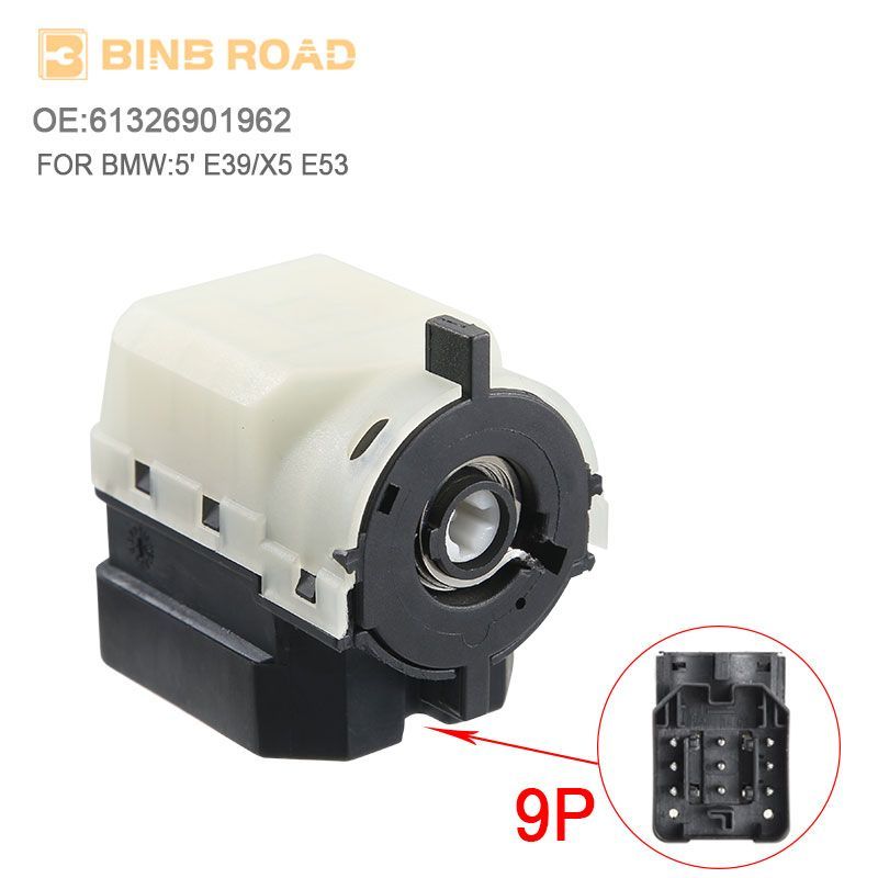 BINB ROAD 9p สวิตซ์จุดระเบิดและสตาร์ท 61326901962 สําหรับ BMW 5 E39 X5 E53 7 E38 off.