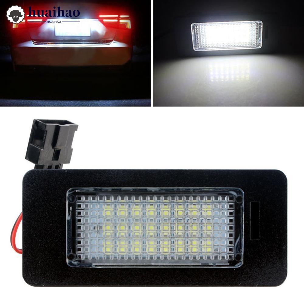 HUAIHAO 1PC รถ Canbus LED จํานวนใบอนุญาตประกอบแผ่นสีขาวสําหรับ Audi A1 A4 B8 A5 S5 A6 S6 A7 Q5 TT TT