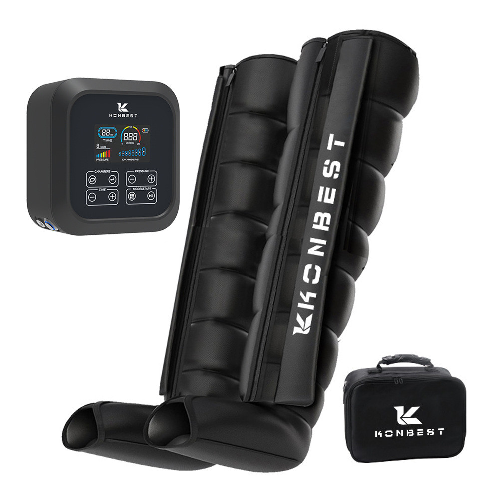 8 Chamber Air Compression Leg Massage Professional Leg Recovery System Boots