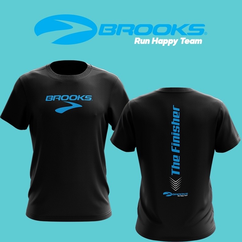 BROOKS THE FINISHER RUNNING เสื้อยืดกลางแจ้ง