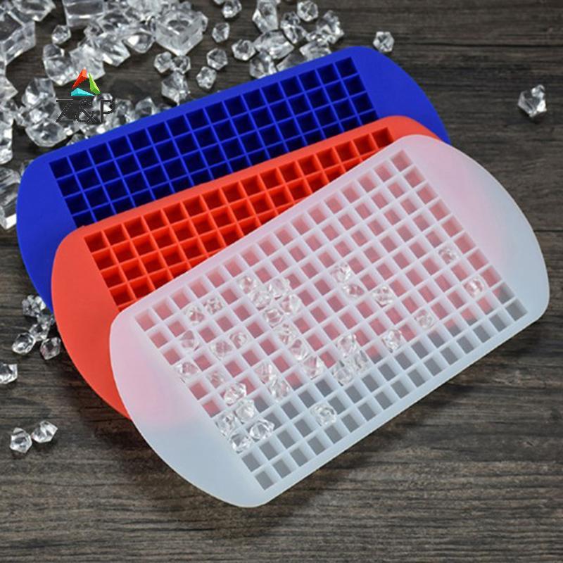 Z&P ถาดน้ําแข็ง 160 กริด 1X1 ซม.ซิลิโคนผลไม้ Cube แม่พิมพ์ก้อนน้ําแข็งขนาดเล็ก COD