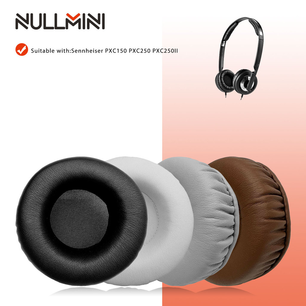 NullMini เปลี่ยนแผ่นรองหูฟังสําหรับ Sennheiser PXC150 PXC250 PXC250II หูฟังแผ่นรองหูฟัง Earmuffs แขน