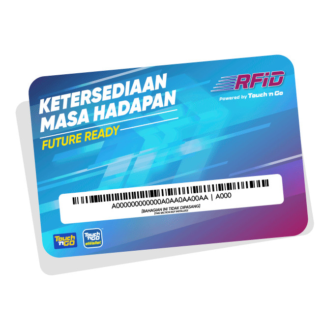 แท็ก RFID Touch n Go Self Fitment