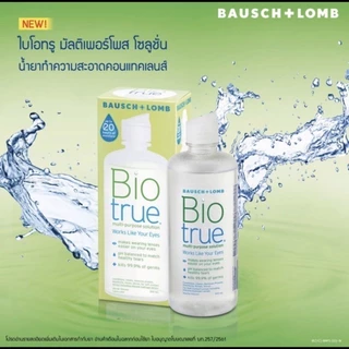 น้ำยาล้างแช่คอนแทคเลนส์ BioTrue 300 ml. มีหลายขนาด