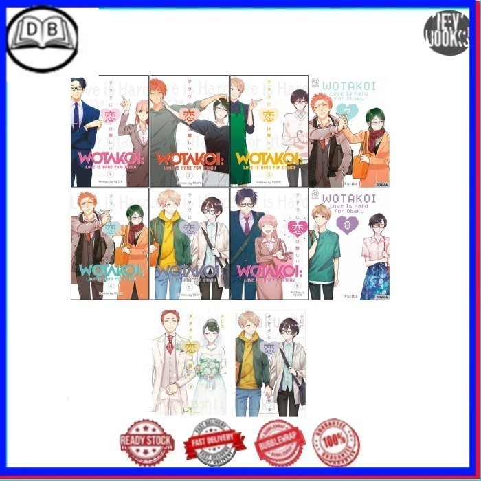 Manga Wotakoi: Love is Hard for Otaku (6 เล่ม) ENGLISH