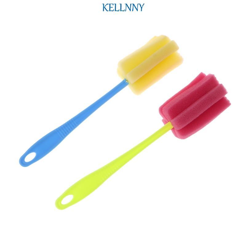 Kellnny Wineglass ฟองน้ําถ้วยแปรงขวดนมทําความสะอาดเครื่องมือทําความสะอาดห้องครัว