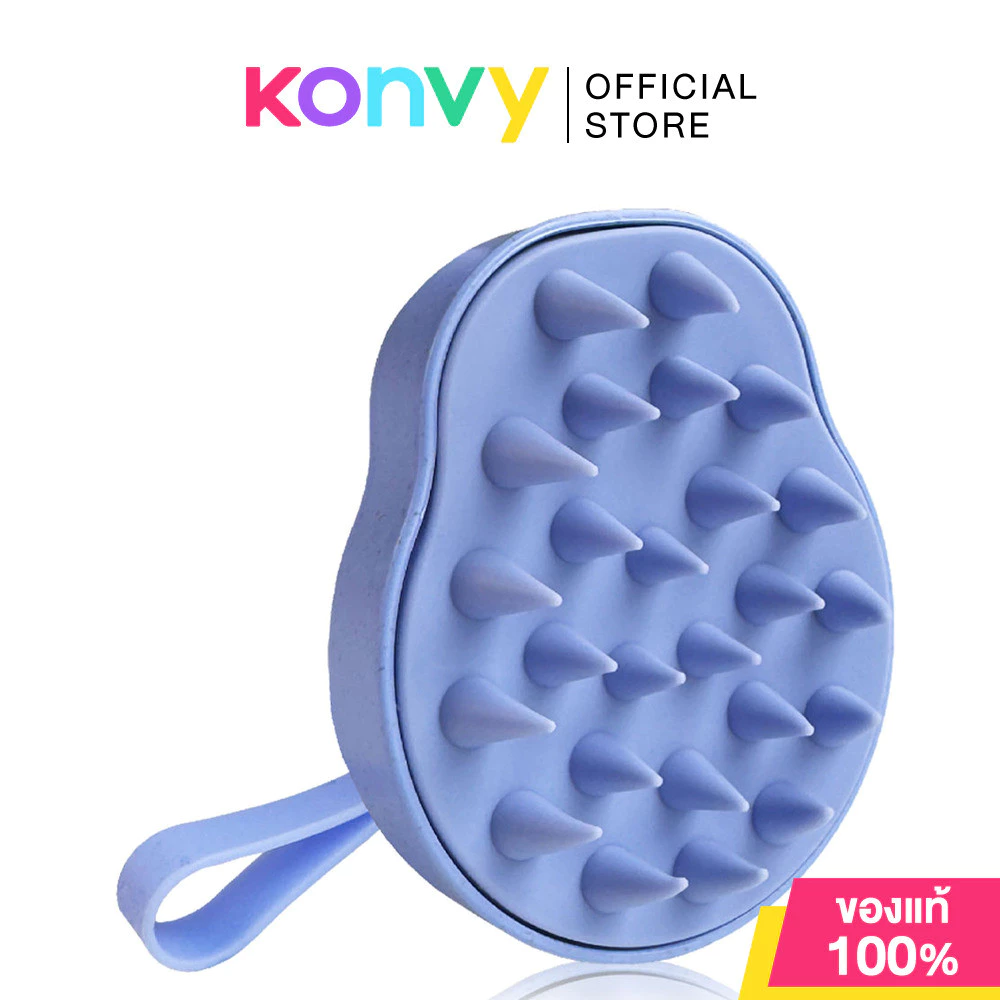 Livetined Hairona Silicone Shampoo Comb 1pc แปรงซิลิโคนสระผม ลีฟทิเนด สระผมสะอาด ไม่เจ็บหนังศีรษะ.
