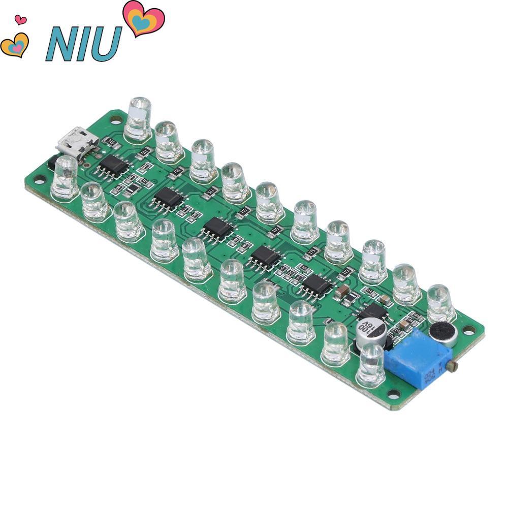 NIUYOUJS LED VU Meter,การเชื่อมต่อย้อนกลับป้องกันแสง VU Meter,LED ระบุการควบคุมเสียงจอแสดงผล LED จอแ