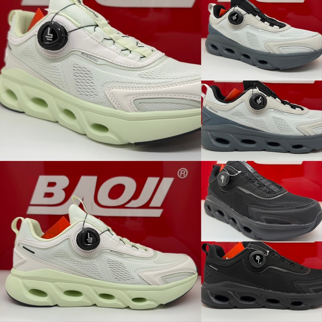 [New02/2026][รองเท้าวิ่ง]  BAOJI บาโอจิ รองเท้าผ้าใบผู้ชาย bjm953