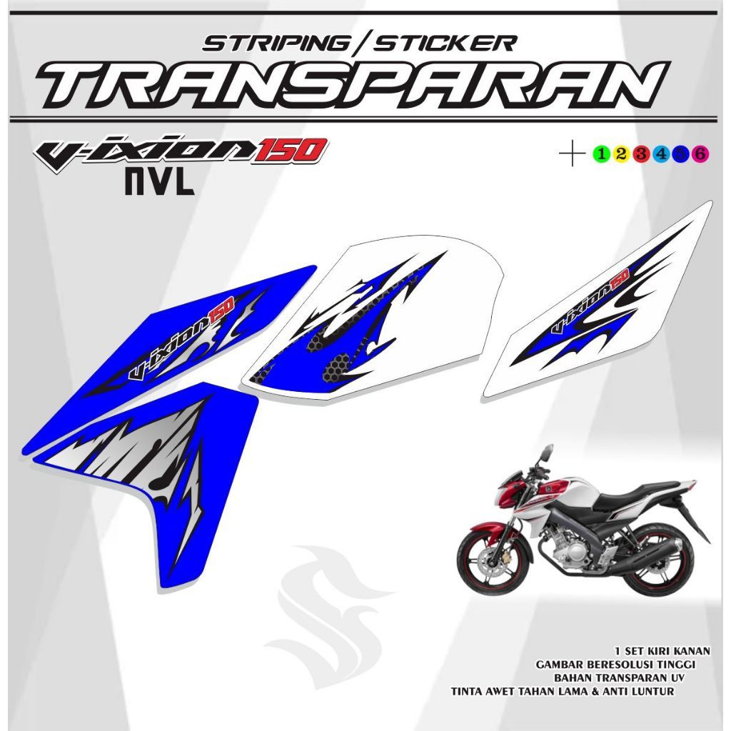 แถบจุดระเบิด UV VIXION NVL 150 สติ๊กเกอร์รังสี UV