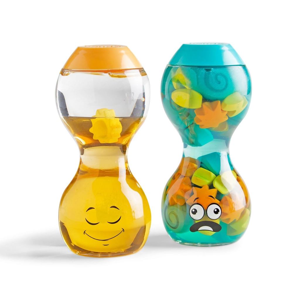 Learning Resources Relaxing Emotion Bottles - Set of 4 (Fun, Frustrated, Sad, Tense) - Emotional Con