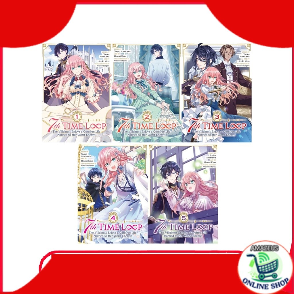 Manga 7th Time Loop (ซีรีส์ 7 เล่ม) ภาษาอังกฤษ