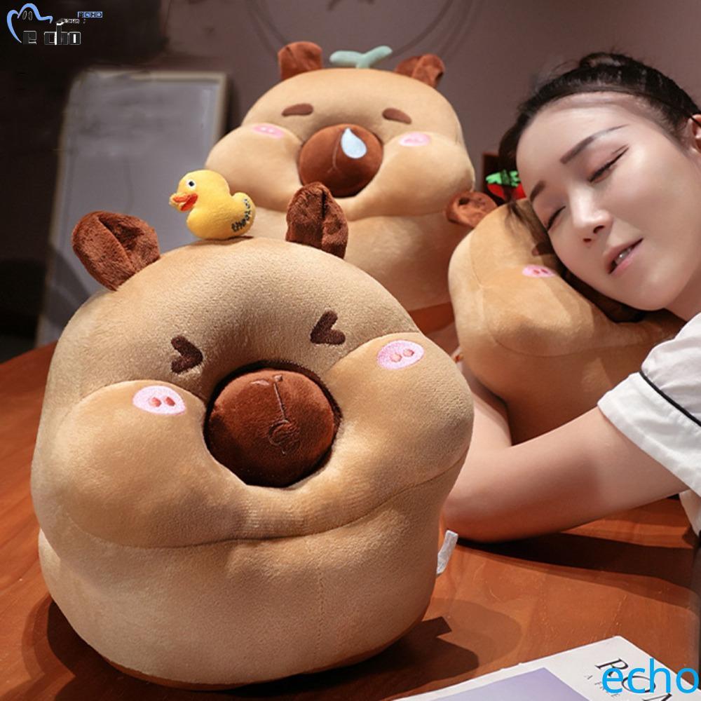PIVOT Capybara Nap Pillow, Circular Face Down Capybara Table Rest Pillow, Washable Cartoon Soft Cute